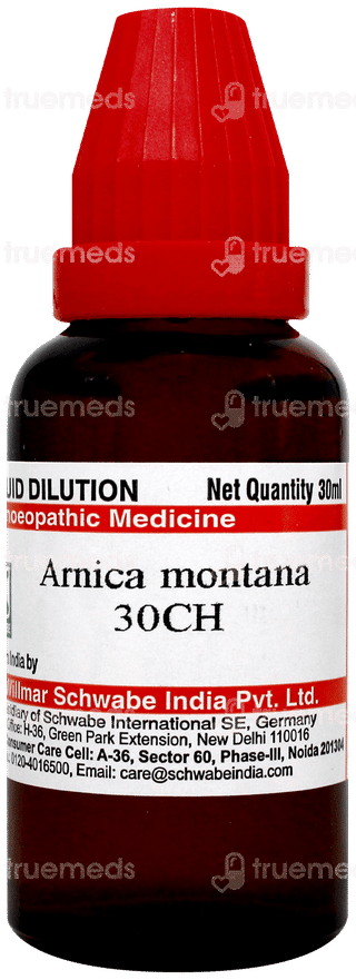 Dr Willmar Schwabe Arnica Montana 30Ch Dilution 30Ml